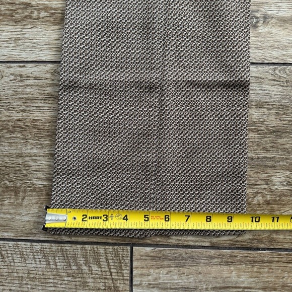 Vintage Sears Perma Prest Pants Brown Flat Front Slacks - Picture 5 of 8